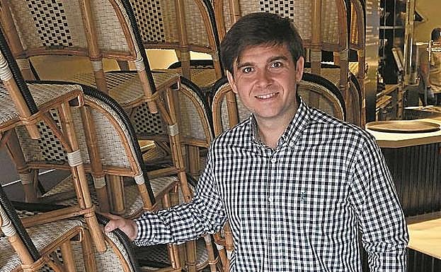 Ander Bretón, en el interior del Iturrioz.