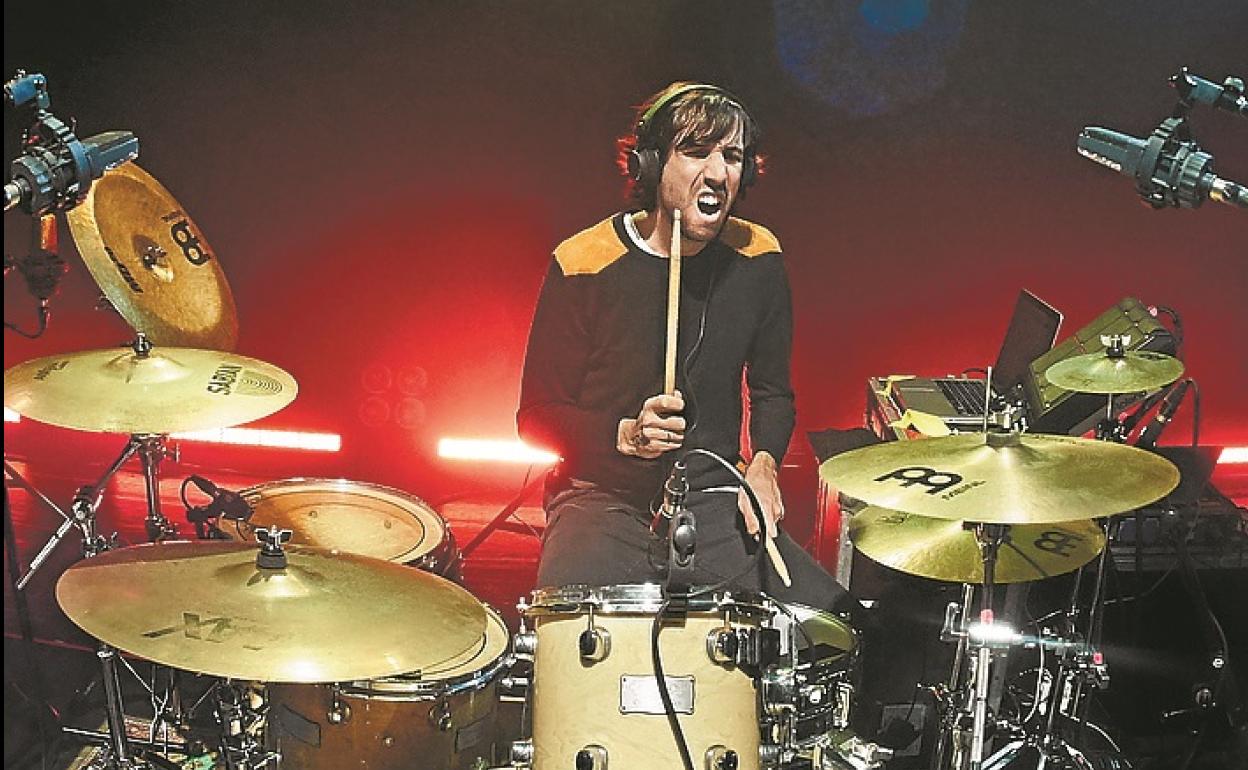 Haritz Garde, batería de La Oreja de Van Gogh.