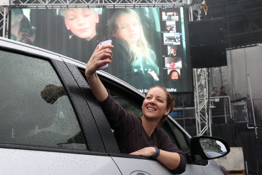 Concierto en modo 'drive-in' en Sidney. 