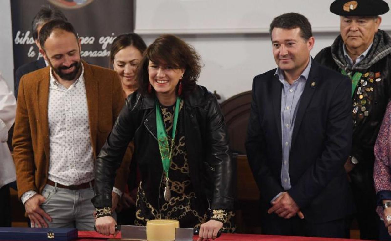 La cocinera Aizpea Oihaneder fue la protagonista en la edición del año pasado en Ordizia.