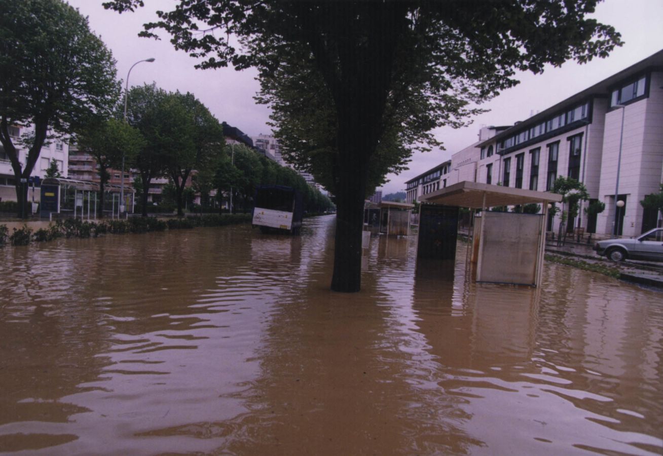 El 1 de junio de 1997 el agua anegó San Sebastián después de que cayeran 230 litros por metro cuadrado en apenas 12 horas