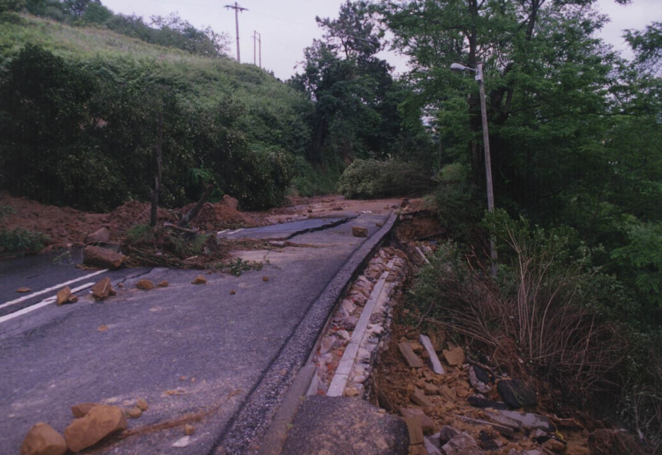 El 1 de junio de 1997 el agua anegó San Sebastián después de que cayeran 230 litros por metro cuadrado en apenas 12 horas