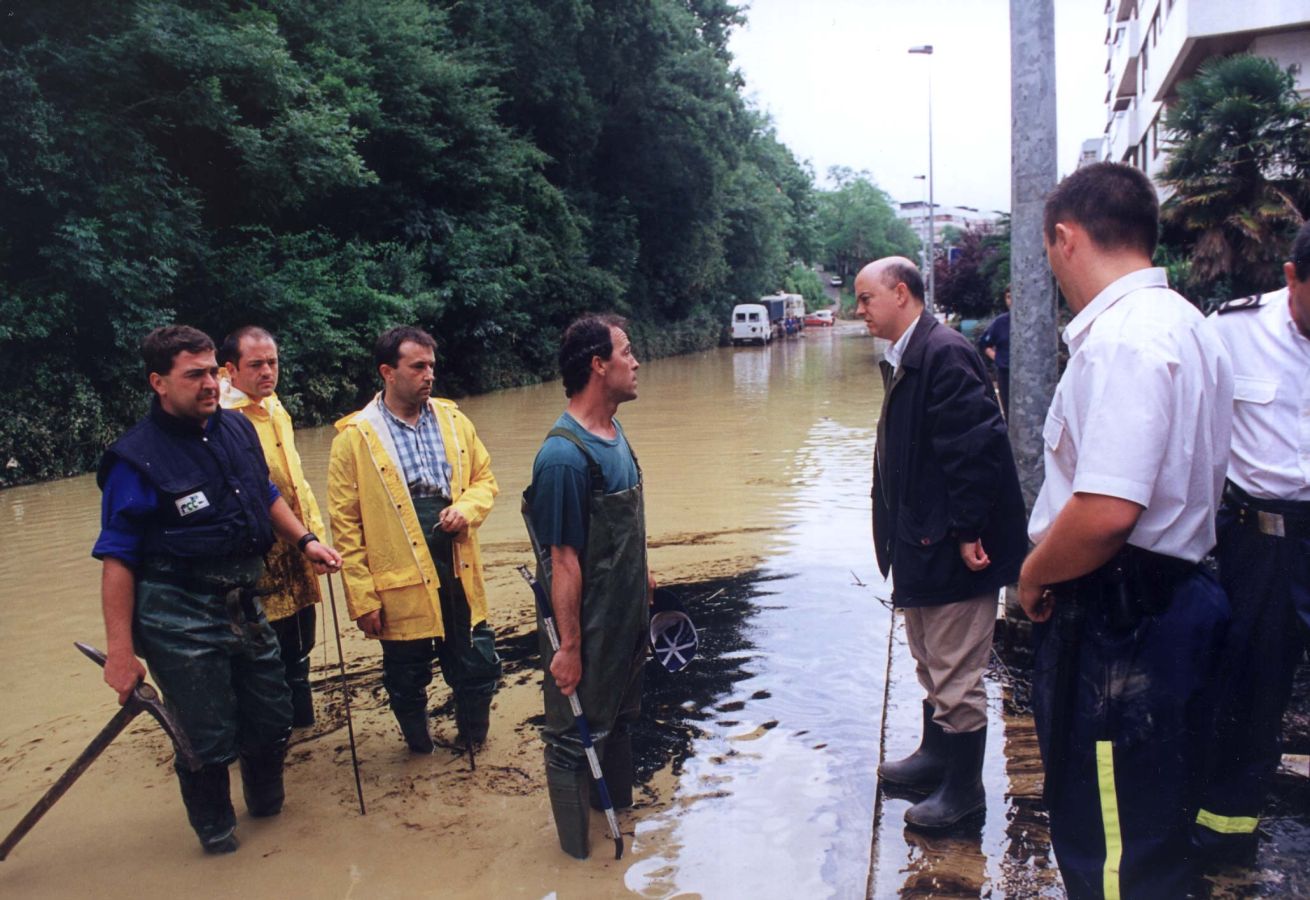 El 1 de junio de 1997 el agua anegó San Sebastián después de que cayeran 230 litros por metro cuadrado en apenas 12 horas