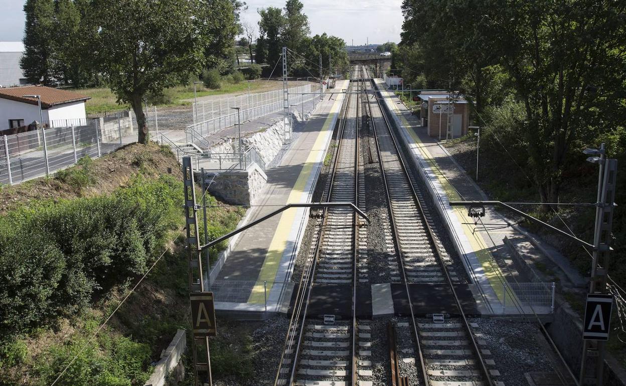 Imagen de la estación de Ventas de Irun.