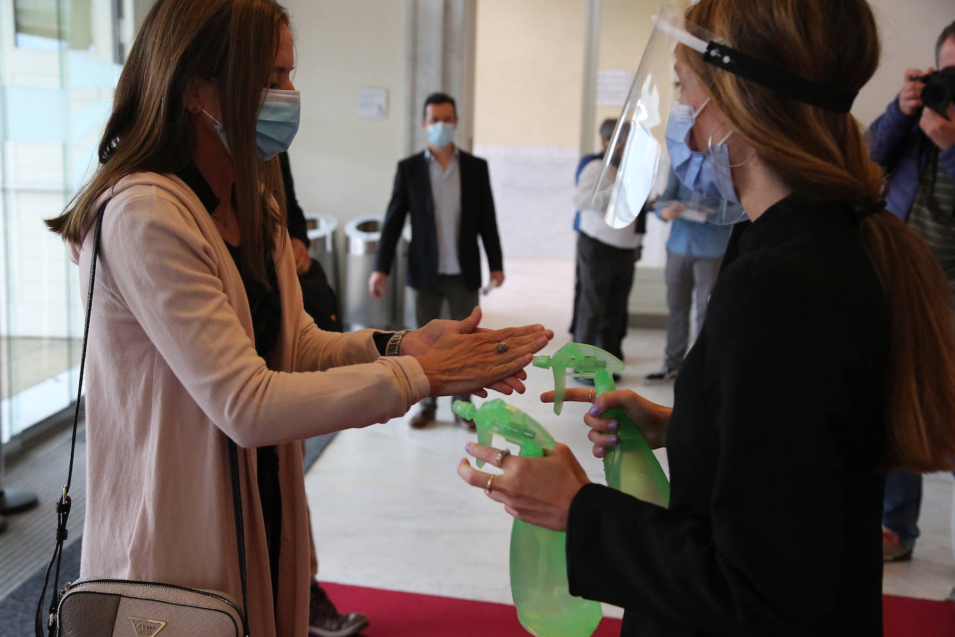 Reapertura del Teatro Victoria Eugenia. 