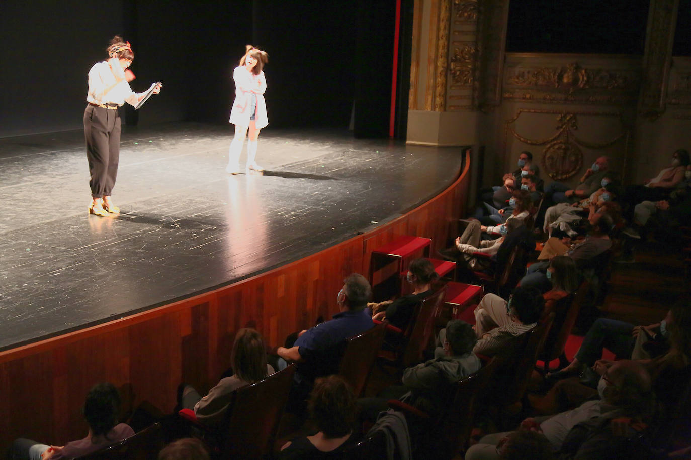 Reapertura del Teatro Victoria Eugenia. 