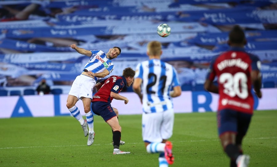 La Real Sociedad y Osasuna han jugado este domingo en el Reale Arena en la vuelta de LaLiga para ambos conjuntos