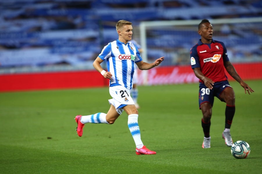La Real Sociedad y Osasuna han jugado este domingo en el Reale Arena en la vuelta de LaLiga para ambos conjuntos