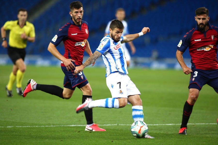 La Real Sociedad y Osasuna han jugado este domingo en el Reale Arena en la vuelta de LaLiga para ambos conjuntos