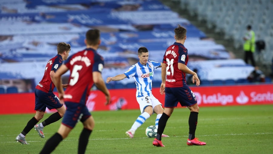 La Real Sociedad y Osasuna han jugado este domingo en el Reale Arena en la vuelta de LaLiga para ambos conjuntos