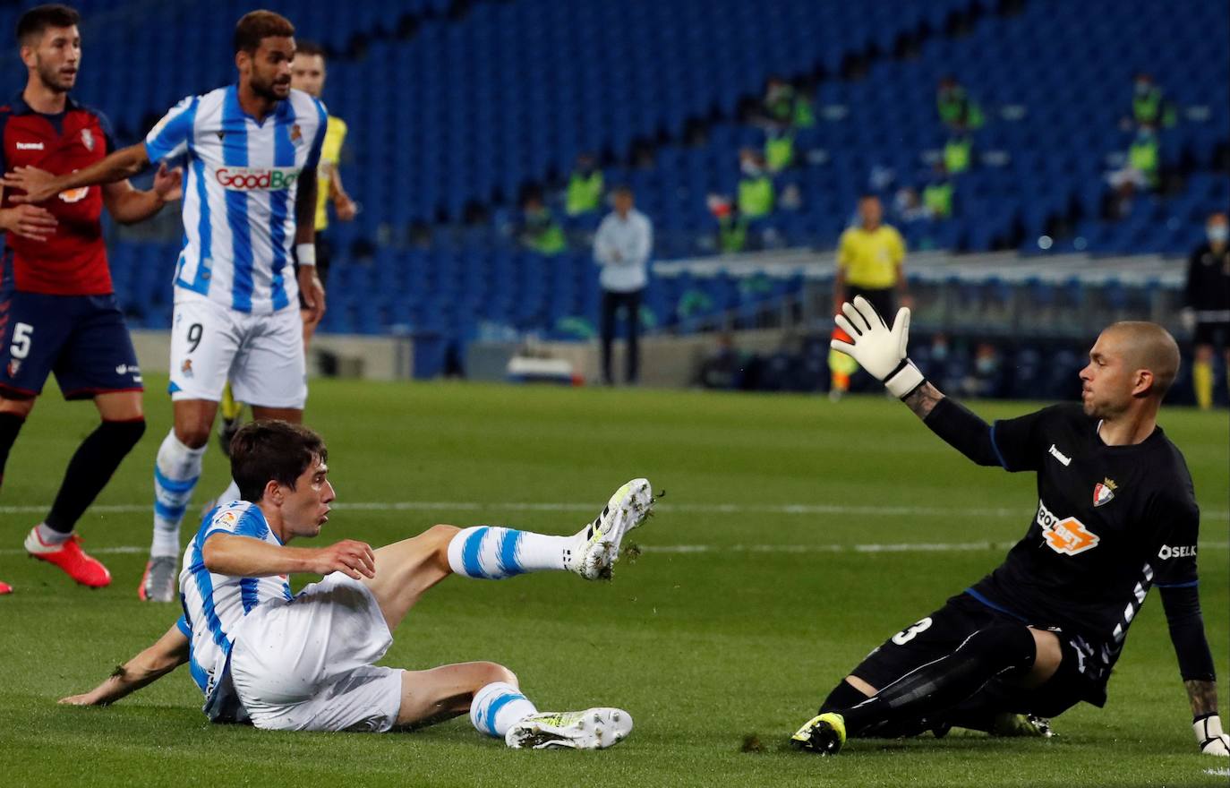 La Real Sociedad y Osasuna han jugado este domingo en el Reale Arena en la vuelta de LaLiga para ambos conjuntos