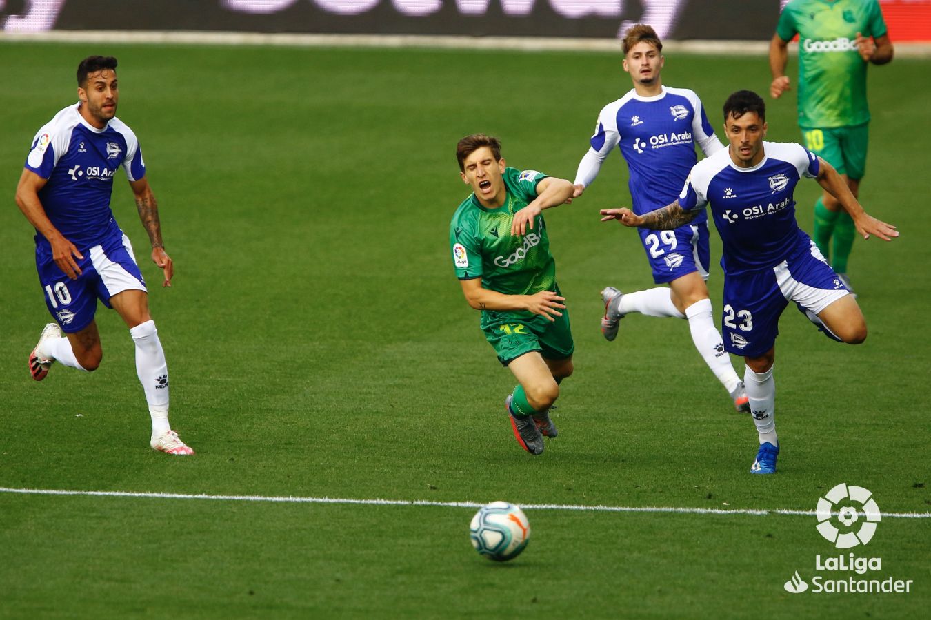 Las imágenes del encuentro disputado entre el Alavés y la Real Sociedad en Mendizorrotza