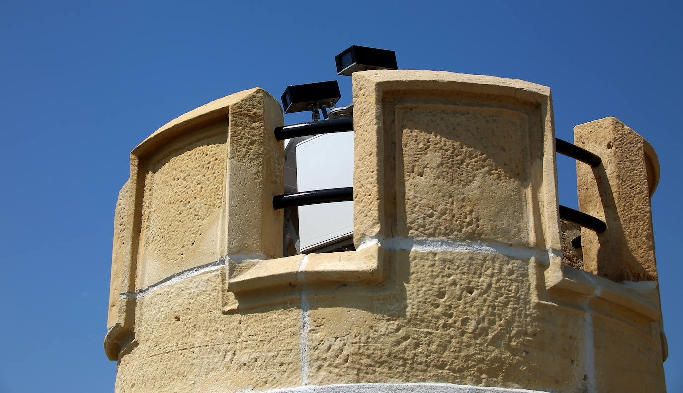 Ya están operativas en las playas de Gipuzkoa, entre ellas las de Donostia y Orio, las cámaras que servirán para controlar el aforo de los arenales.
