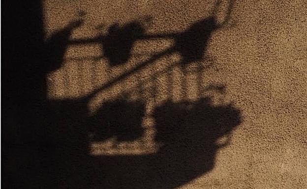 'Itzalak', foto que obtuvo Anaitze Jauregi durante el confinamiento y que ha hecho llegar ahora a San Telmo. 