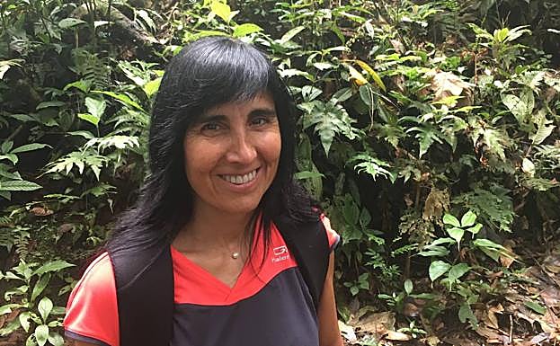 El monte es de los planes favoritos de Nekane Balluerka. 