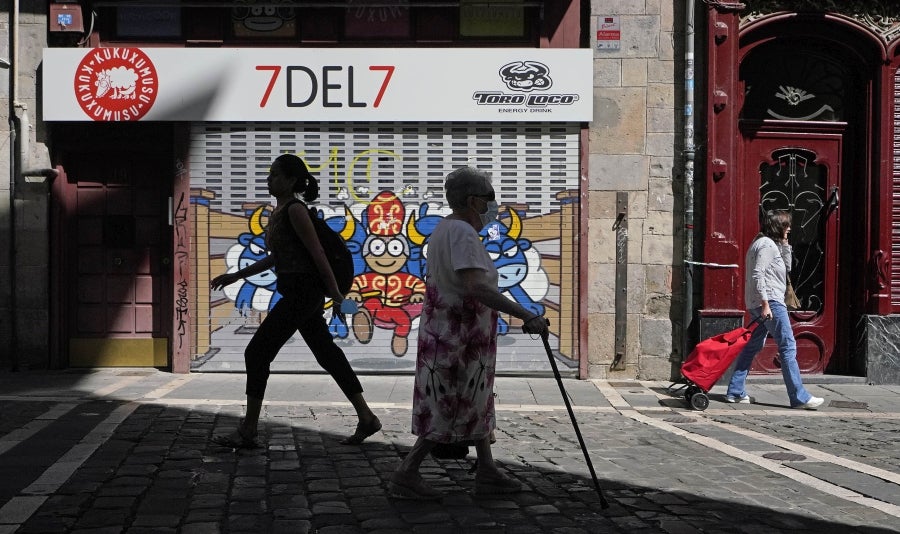 Fotos: Pamplona sin fiestas de San Fermín