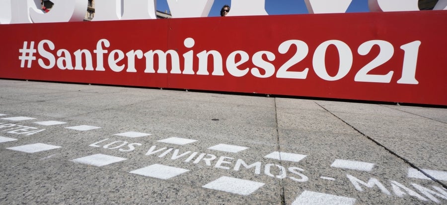 Fotos: Pamplona sin fiestas de San Fermín