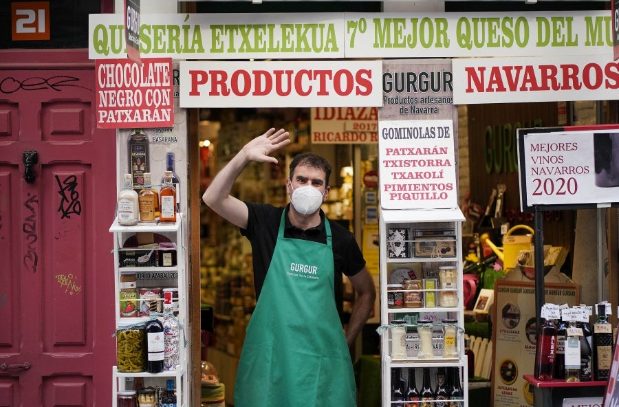 Fotos: Pamplona sin fiestas de San Fermín