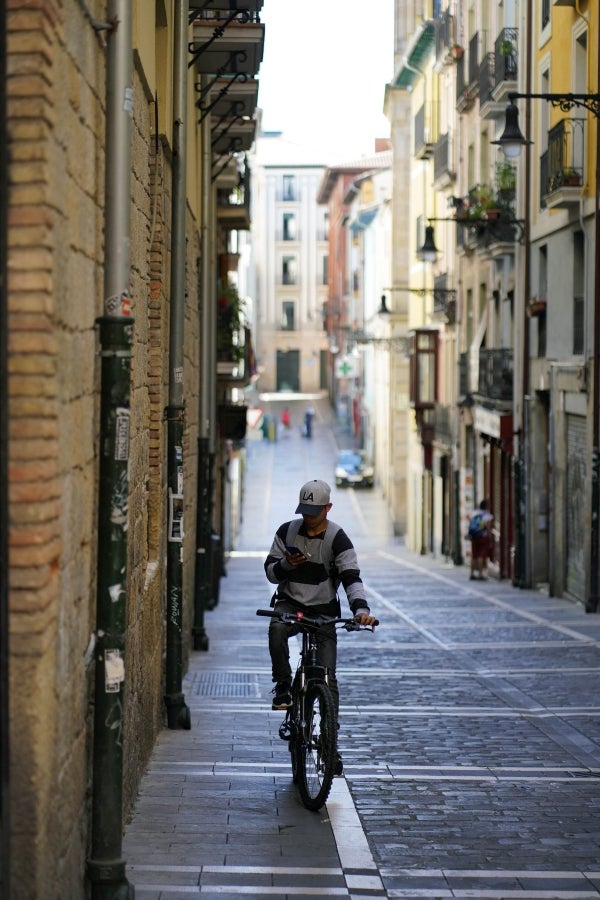 Fotos: Pamplona sin fiestas de San Fermín