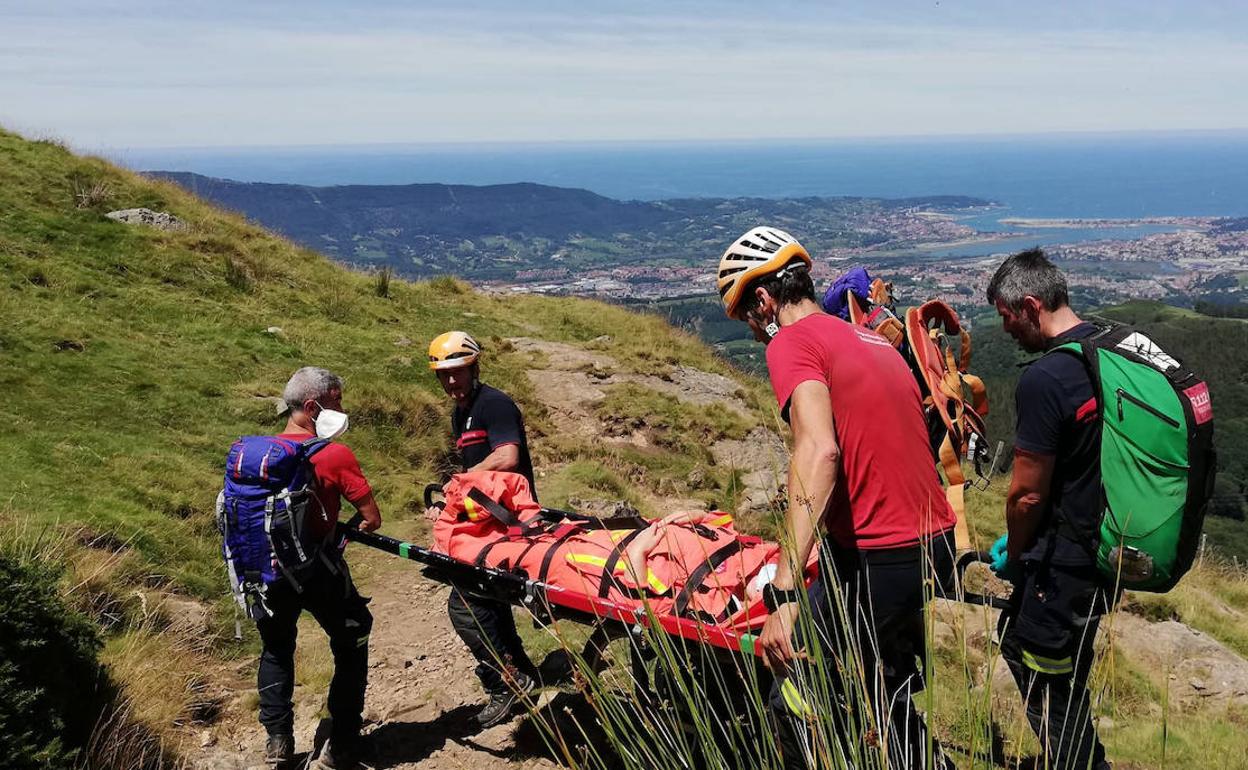 Muere un montañero de Legazpi en Aizkorri tras sufrir una indisposición