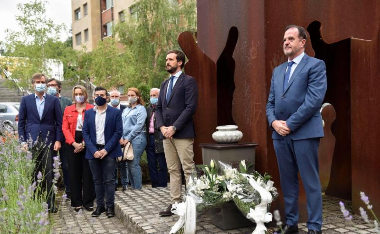 El acto del PP en Ermua.