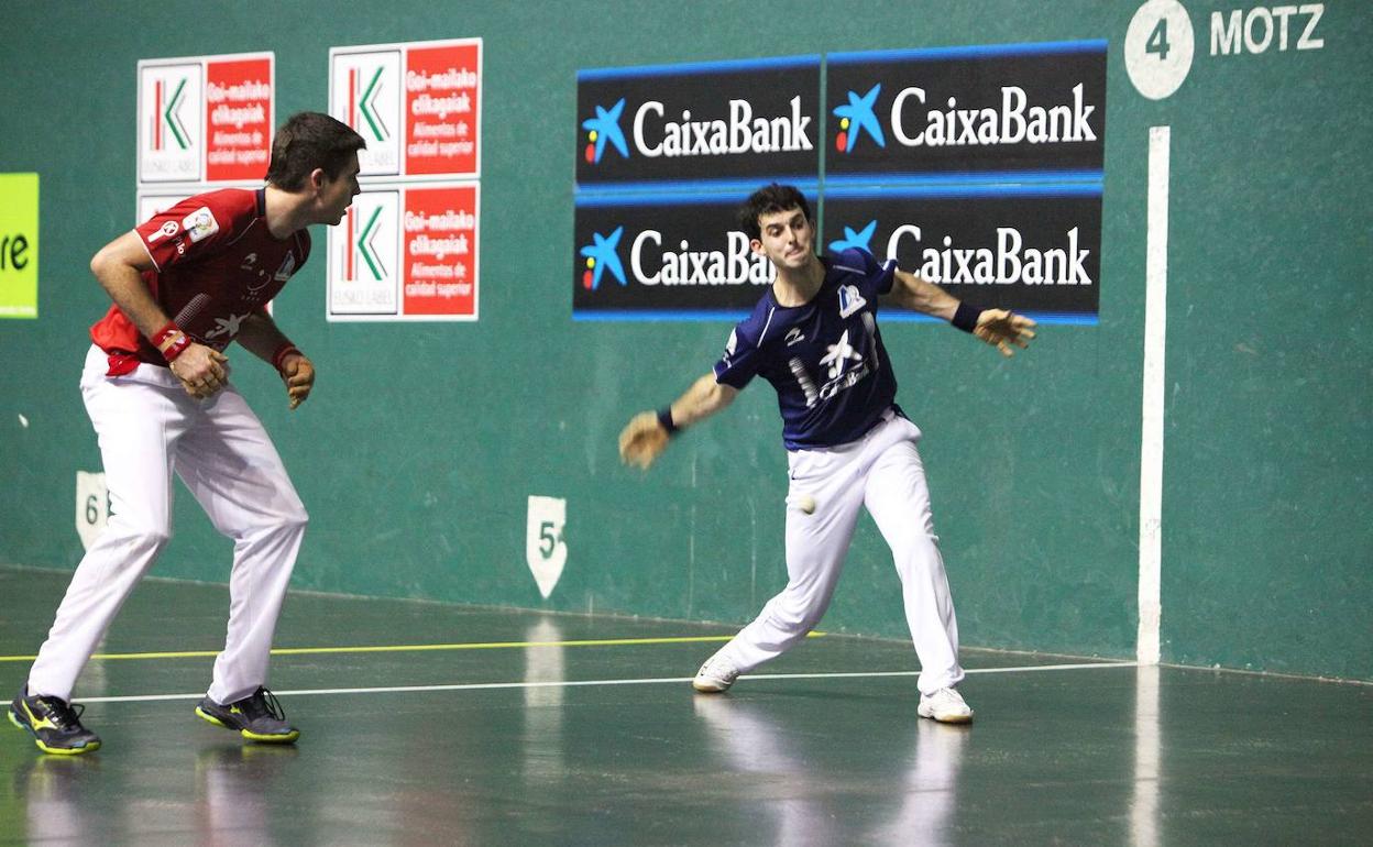 Cuatro guipuzcoanos hoy en Cenicero, en el regreso de la pelota profesional a La Rioja