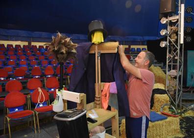 Imagen secundaria 1 - Gure Zirkua, a punto para la temporada más atípica en Orio