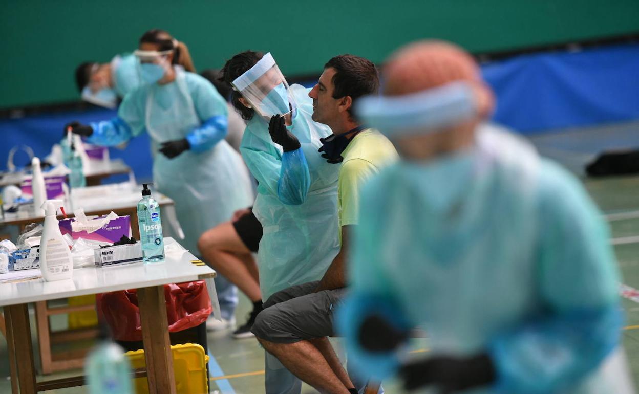 Pruebas PCR a los vecinos de Getaria