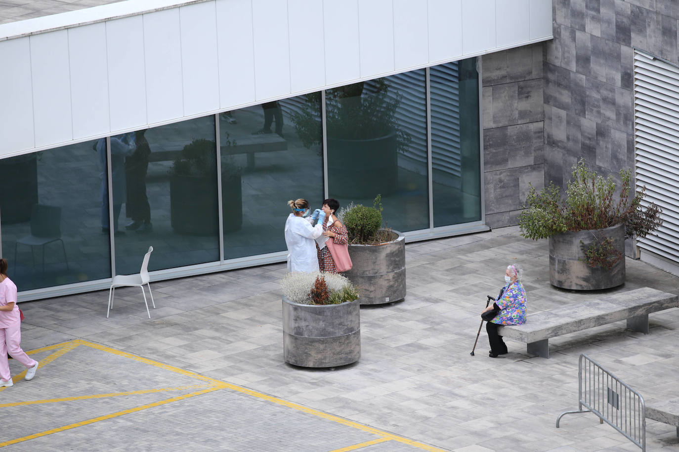 Pruebas PCR en Eibar. 