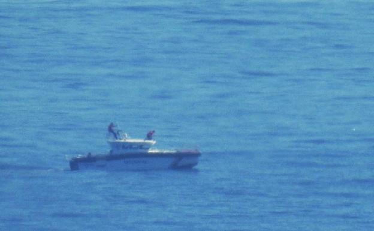 Embarcación del operativo de búsqueda