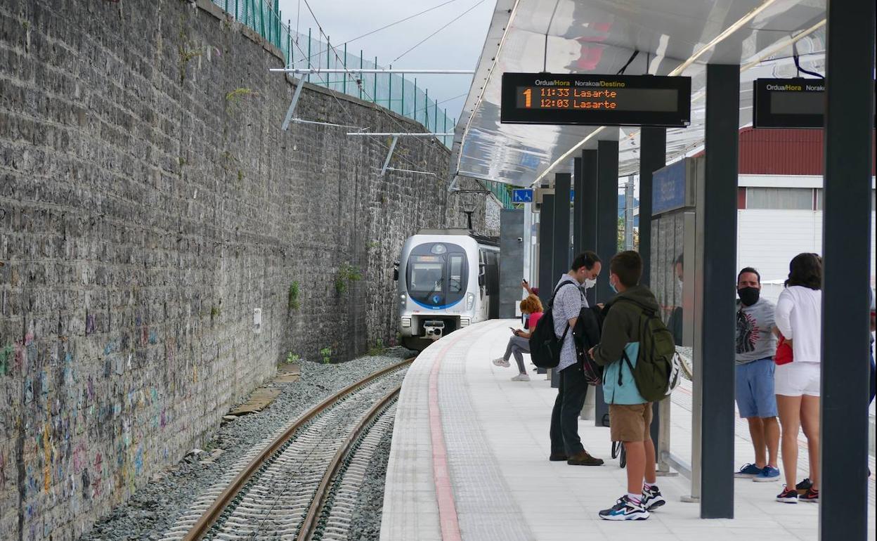 La estación del Topo en Hendaia.