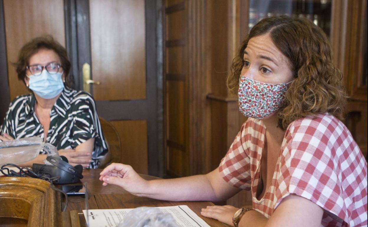 Cristina Laborda presentó el plan que se llevará a pleno. 