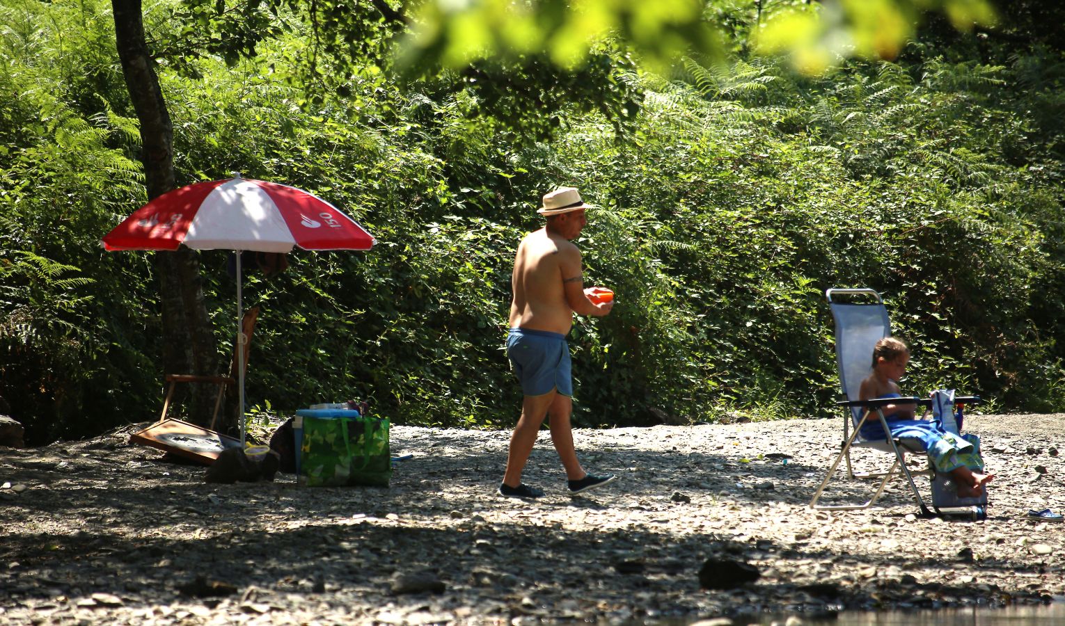 Gipuzkoa se ha despertado con temperaturas de en torno a los 30 grados. Un lunes que anticipa las altas temperaturas de finales de semana