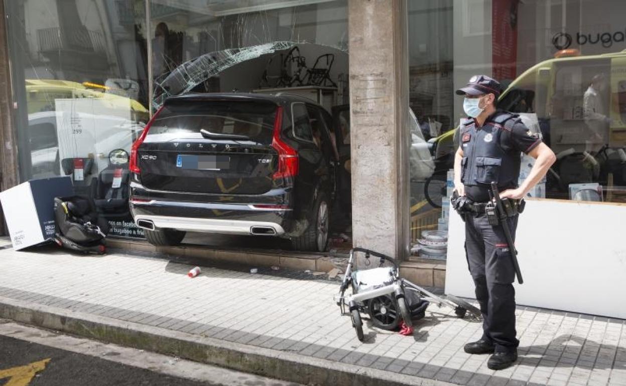 Lugar del accidente. 