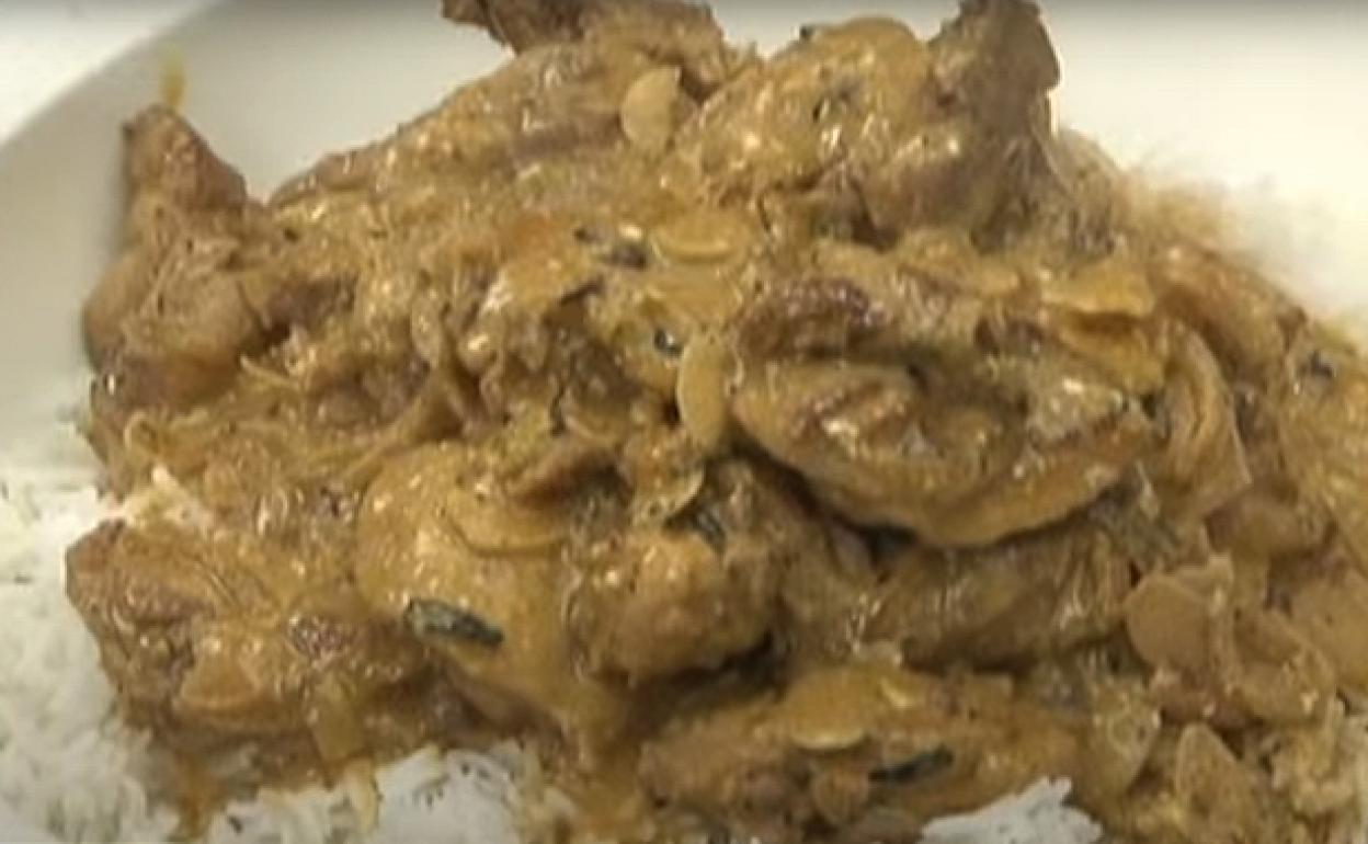 Receta de korma de pollo de David de Jorge