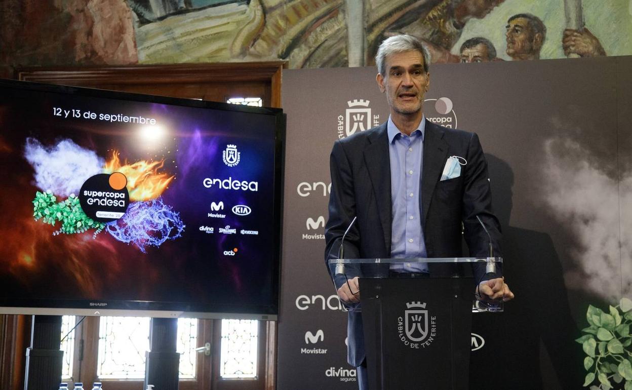 El presidente de la ACB, Antonio Martín.