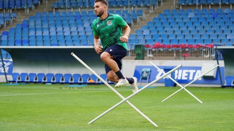 La Real Sociedad ha vuelto a los entrenamientos. 