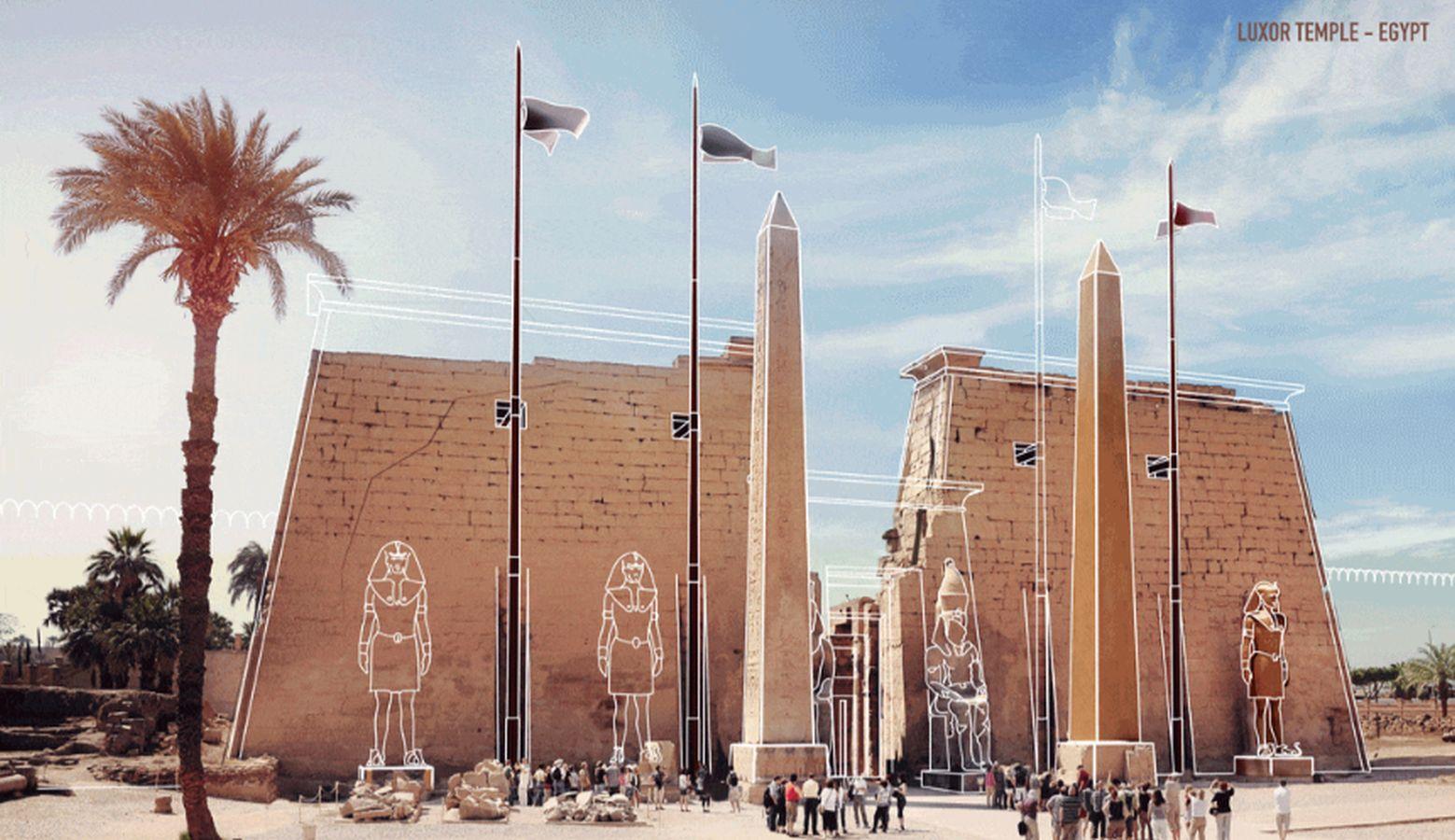 Así eran estos monumenos en la antiguedad. 