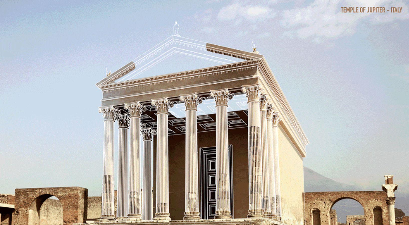 Así eran estos monumenos en la antiguedad. 