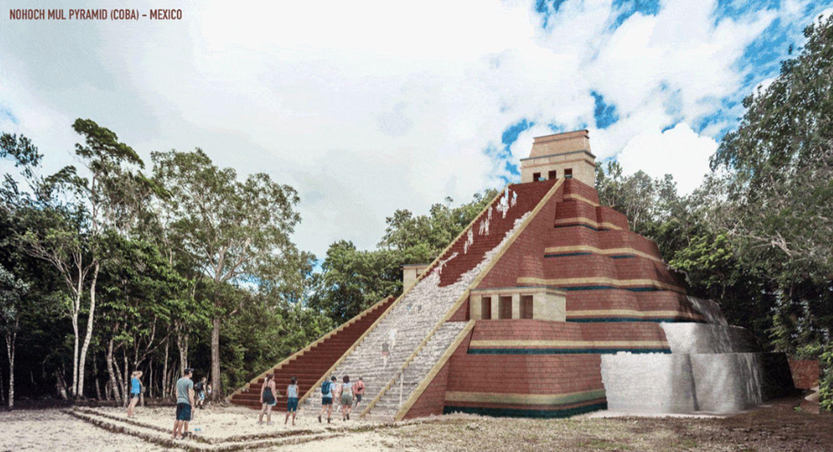 Así eran estos monumenos en la antiguedad. 