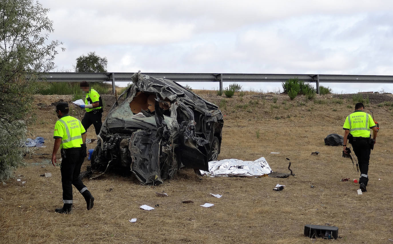 Fotos: Accidente mortal de un irunés en Valladolid