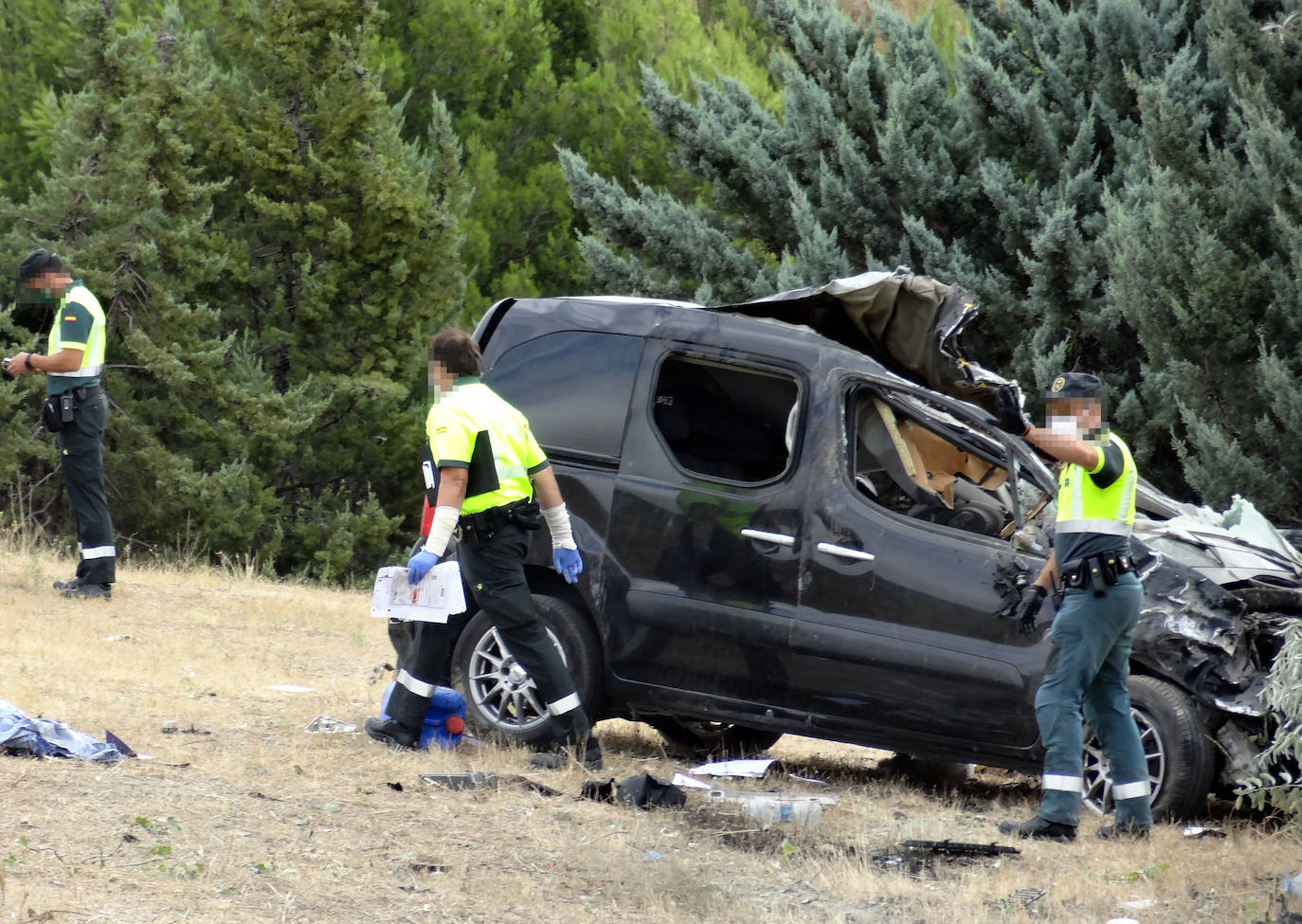 Fotos: Accidente mortal de un irunés en Valladolid