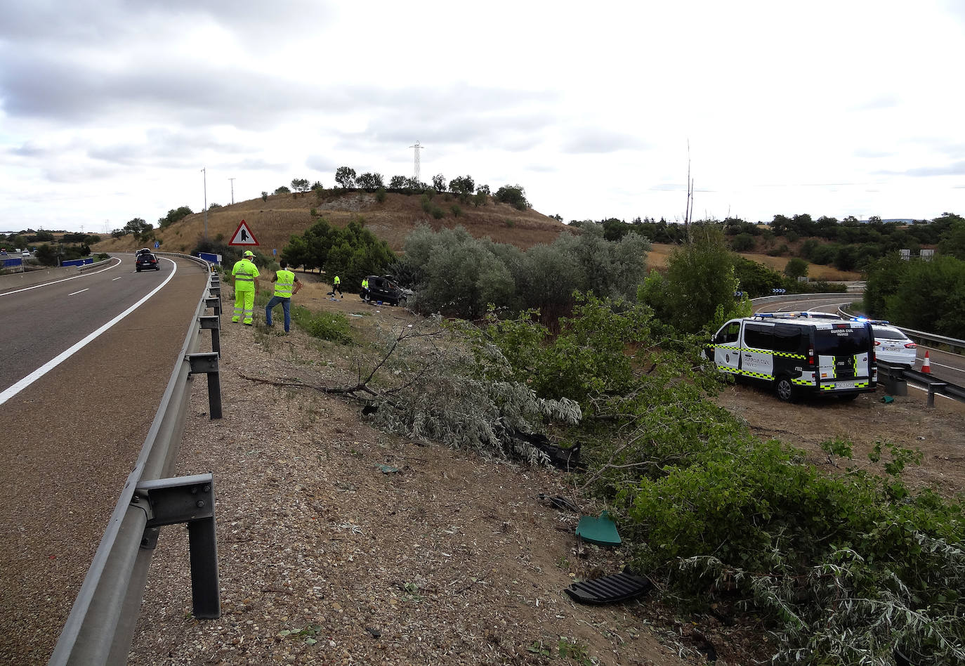 Fotos: Accidente mortal de un irunés en Valladolid