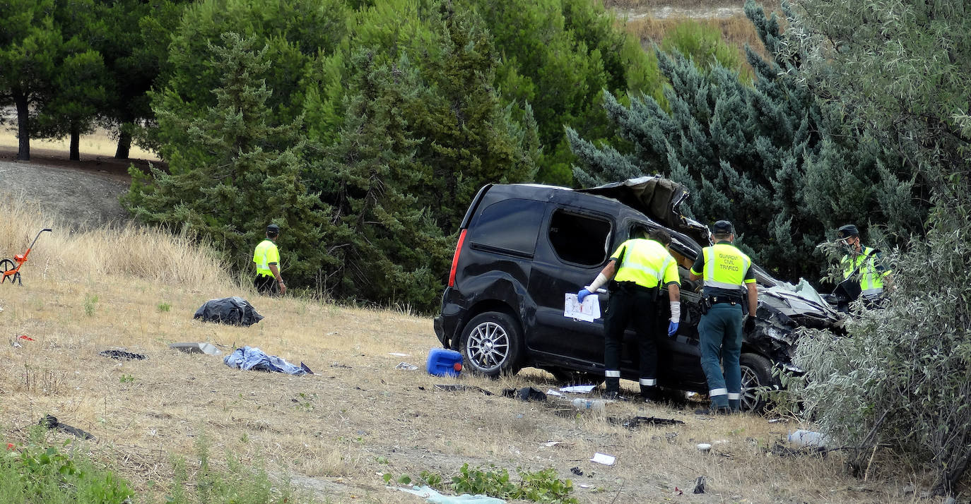 Fotos: Accidente mortal de un irunés en Valladolid