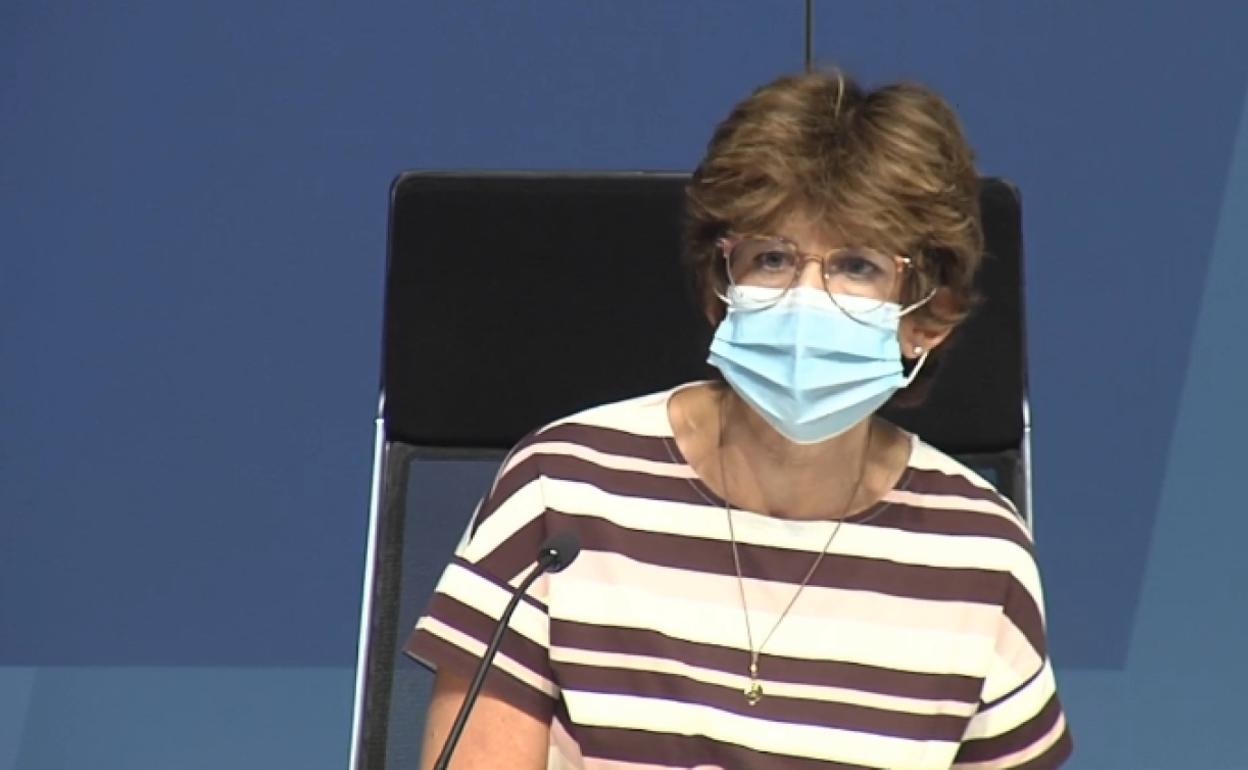 Nekane Murga: «La evolución de la epidemia del coronavirus en Euskadi es más lenta que en marzo»