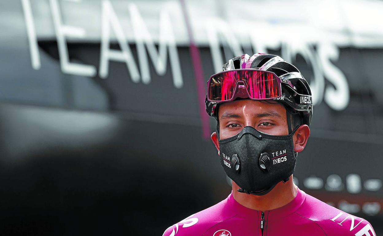 Egan Bernal, en la reciente Ruta de Occitania.