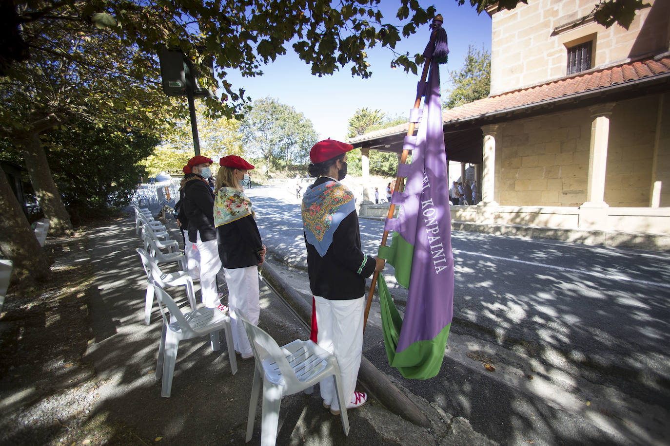 Hondarribia vive un 8 de septiembre extraño. 