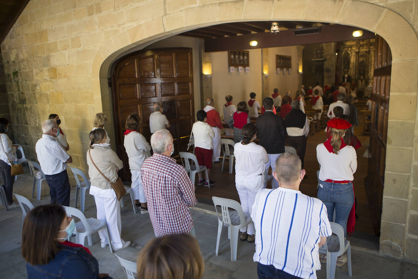 Hondarribia vive un 8 de septiembre extraño. 