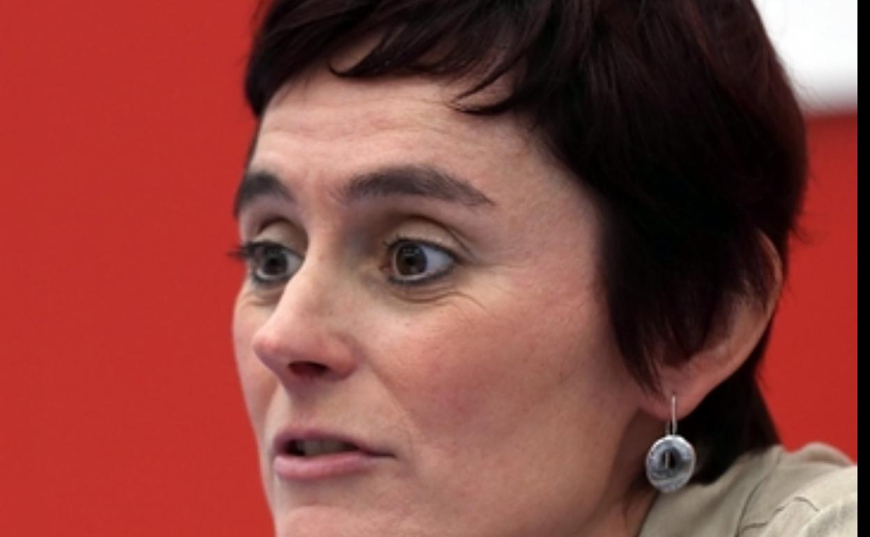 Garbiñe Aranburu ayer. 