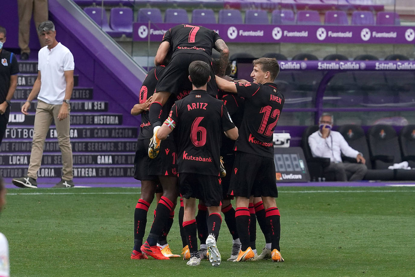 Fotos: Las mejores imágenes del partido Valladolid-Real Sociedad